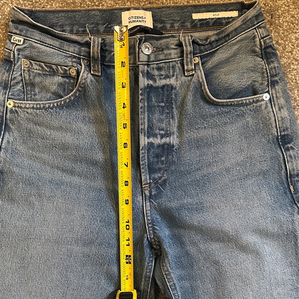 Citizens Of Humanity Cropped Aya Wide-Leg Jeans - Picture 6 of 8